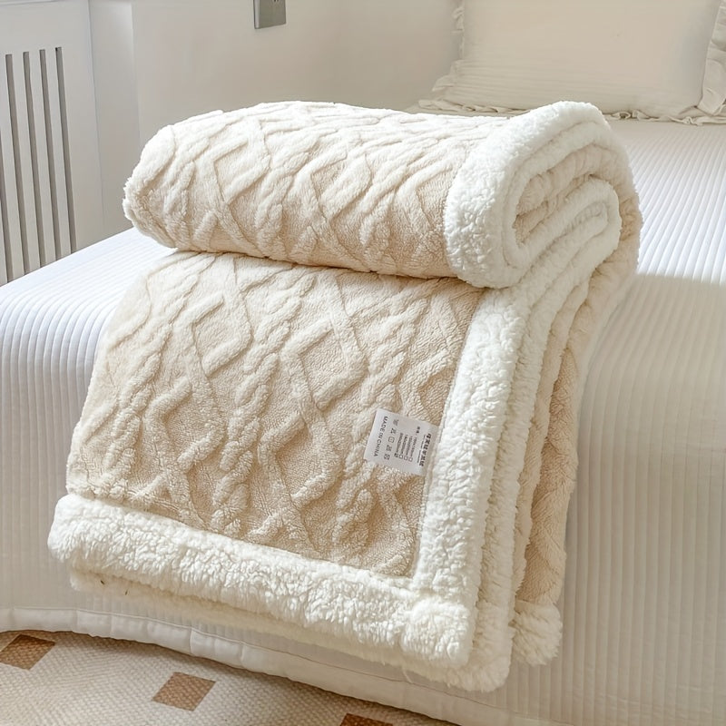 Soft Comfort Blanket for Bed, Sofa, and Travel