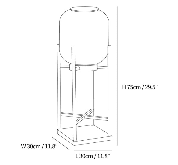 Solar Outdoor Floor Lamp Lantern