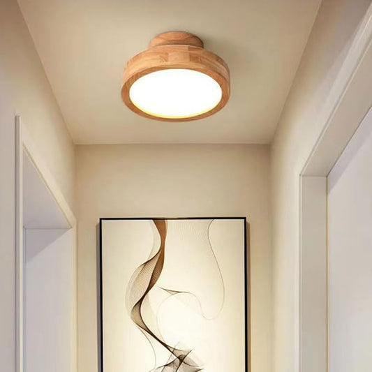 LED Modern Wood Ceiling Light