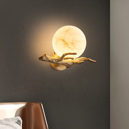 MarbleGlow - Contemporary Wall Lamp
